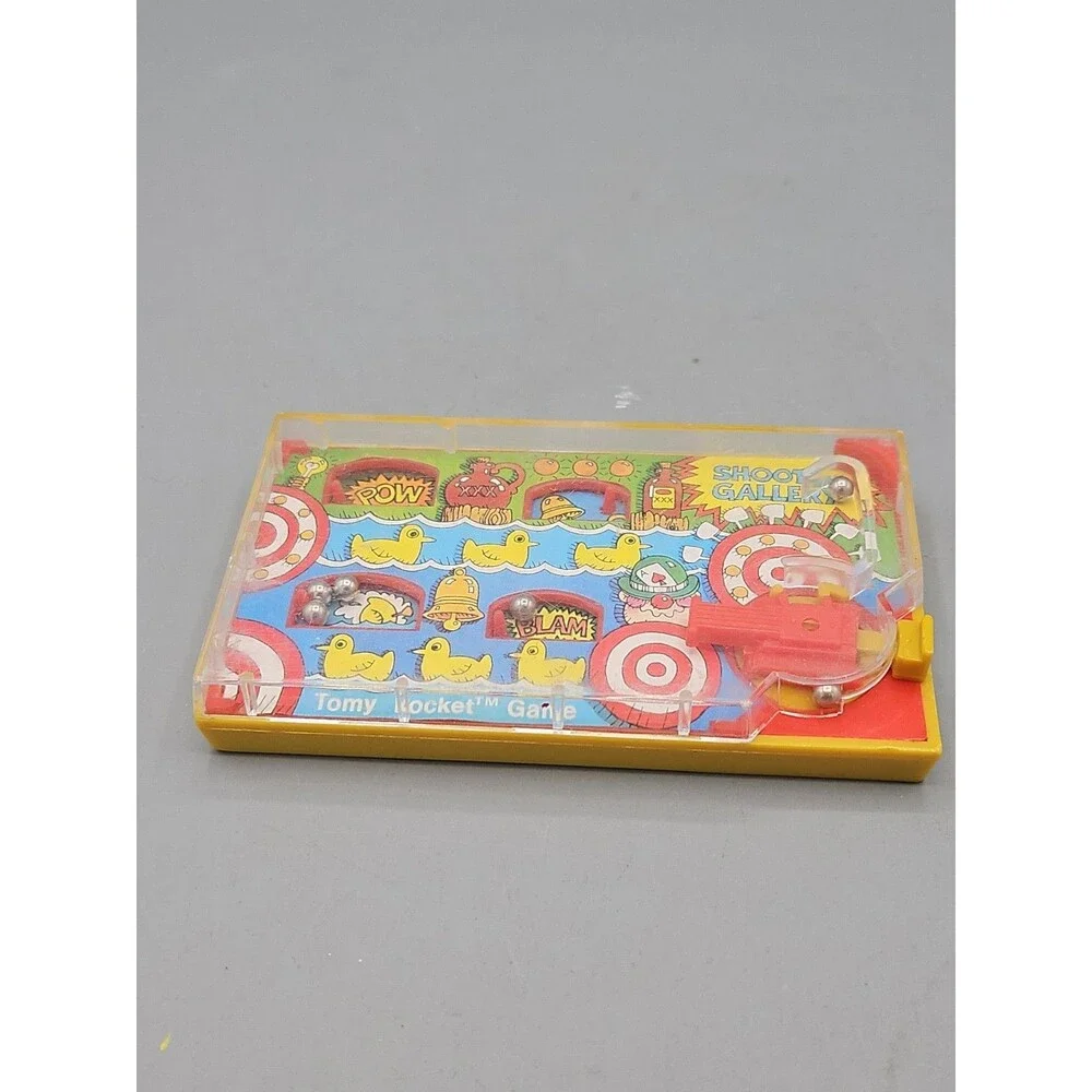 Vintage 1976 Tomy Pocket Shooting Gallery Game, Fair Game, Handheld